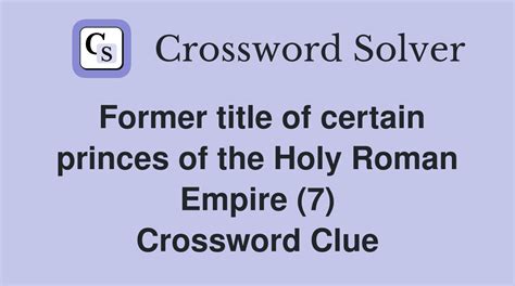 Portuguese holy title nyt crossword clue